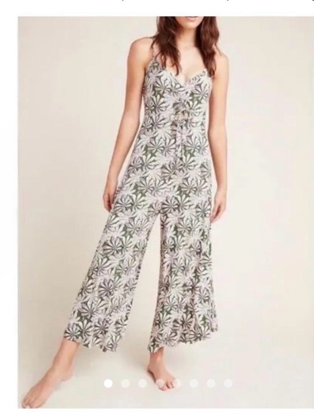 Anthropologie Jessie Wide Leg Knit Jumpsuit Size Medium